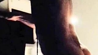 on her face with cock and balls, mature amateur gives sloppy blowjob 😋