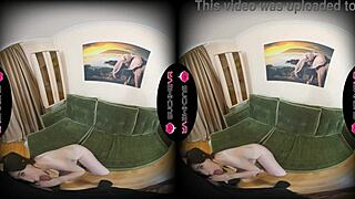 brunette girl sucks big cock and gets hard fucking  