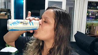 Paty Bumbum warms up for Halloween party by peeing on camera and breaking the phone.