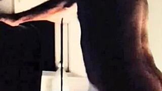 on her face with cock and balls, mature amateur gives sloppy blowjob 😋