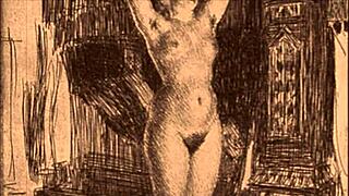 look at these vintage erotic drawings from the past.