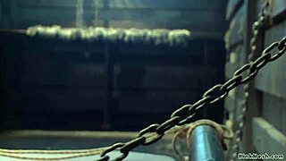 Employee hooks boss in bondage with anal