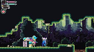 Flip Witch Pixel Hentai Game Ep 2 Huge Sextoy for Big Monster Girl!