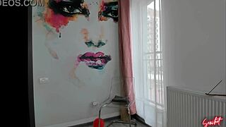 Horny Blonde In Lingerie, Big Tits Closeup For You?