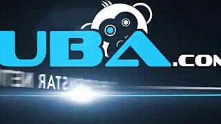 Sexy Dani Daniels as Bitch in Cage, Touching Her Big Tits and Pussy