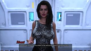 stranded in space 4 with hot indian milf outfit