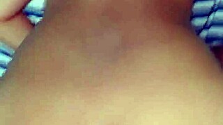 The Latina woman doesn't realize I'm filming her bent over in doggystyle position