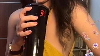 I tease with my big tits in sexy play