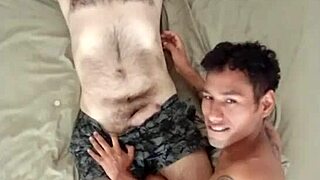 Morning Blowjob for Hairy Hot Guy