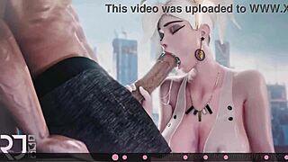 i'm the pussy destroyer in this faphero cartoon with music and oral scenes