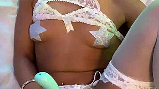 butt plugged petite cutie cali caliente rides cock in missionary and cowgirl positions until she cums hard! 😩