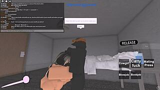 Roblox girl rides big black cock casually