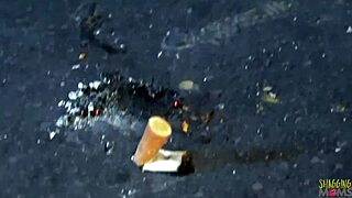 Hot Damn! Milf Sucks and Fucks at Bus Stop with Big Boobs!