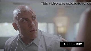 hot blonde secretary brett rossi rides on her boss cock at the office in doggystyle position after blowjob