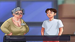 Ever seen an old busty lady in Summer Time Saga?