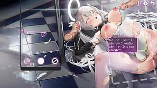 Beautiful anime porn with big dick and facial cumshot