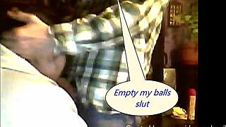 amateur teen gets her mouth fucked hard 😈