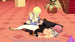 lucy natsu fairy tail hentai videos blowjob handjob horny and cumshot gameplay porn uncensored