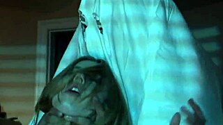 i'm obsessed with this halloween nude blonde on the bed, her tits and hairy body so sexy