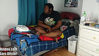 diaper wetting training with ebony babe