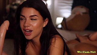 Girl Masturbates Anal With Toys In Bent Over Doggystyle On Webcam