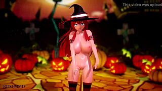 i'm wishin you a happy halloween with this mmd r18 by shidoyasha