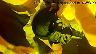 Fit blonde gets excited at the club