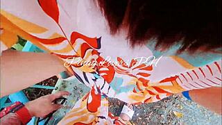 Fun risky public sex in the amusement park, he said during hardcore fucking