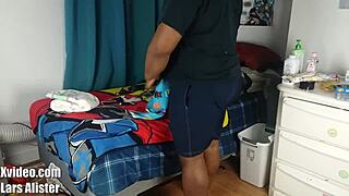 diaper wetting training with ebony babe