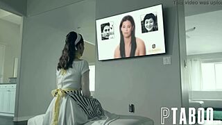 Aria Lee as model citizen licking pussy and swallowing cum?