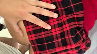 hot 18 student invited classmate home for homework but to fuck