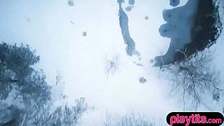 romantic fuck with my new wife in winter hideout?