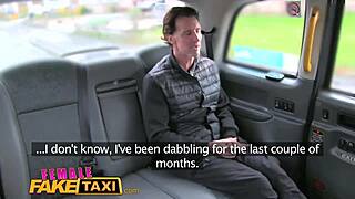 Sexy Tattooed Driver Enjoys Sticky Facial