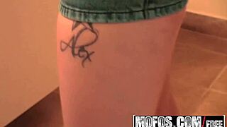 mofos lets try anal with lillian feirah this tattooed gf trying butt sex