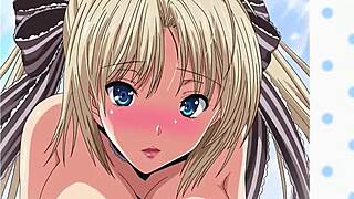 in this anime hentai story, a sexy girl with big ass takes a monster cock in her ass