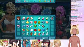 vtuber lewdneko's double date in huniepop 2 part 8 with big tits group