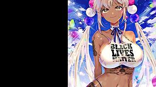 Ahegao hentai with monster cock is so intense