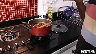 Thays Santos And Mark Butt Fuck Doggystyle At Home