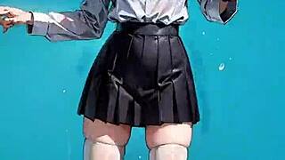 Ai art tiktok dance compilation featuring frieren toga and eva