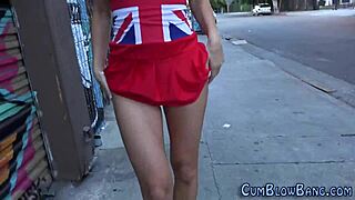 that slut got gangbanged, tongues all over her cock while fingering deep.