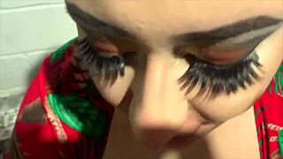 She arrives sucking monster cock in doggystyle, getting rough anal