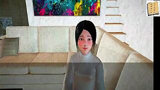 My New Family 41: Anime Girl with Small Tits Gets Ass Fucked