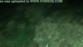 After a walk in the garden, the housekeeper engages in sex leading to orgasm