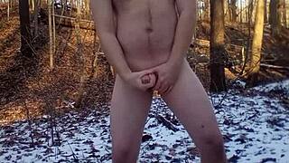 Raw Outdoor Cumshot on Beach