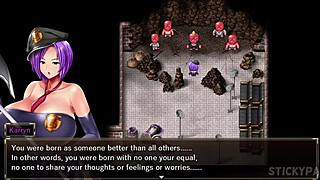 i and my girlfriend decide to get a busty hottie to cum in karryns prison hentai