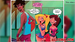 Watch these college perverts with monster cocks at the basketball game