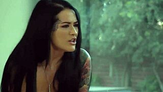 Big booty lesbians grind wet twats after intense tongue action on each other