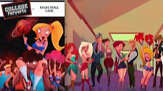 Watch these college perverts with monster cocks at the basketball game