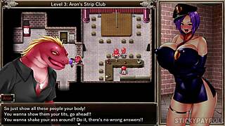 i and my girlfriend decide to get a busty hottie to cum in karryns prison hentai