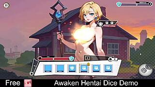In this hentai game demo, characters awaken to erotic dice adventures